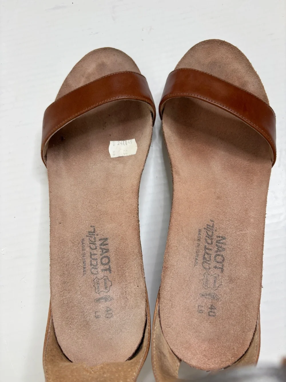 Naot Pixie Wedge Sandal Womens Shoe Size 40 US  9 / 9.5 Comfort Cork Footbed
